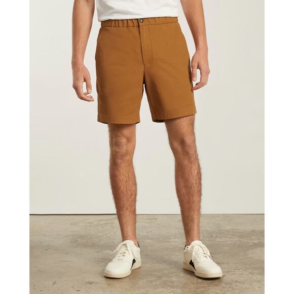 Everlane Men's The Pull-On Performance Chino Short Tawny Brown - Picture 1 of 7